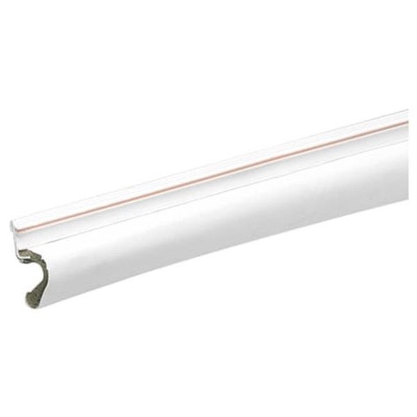 Grilltown 1 x 8 ft. Kerfed Door Seal; White GR8160